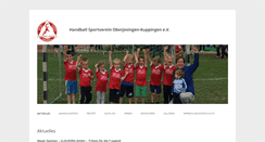 Desktop Screenshot of hsv-handball.de