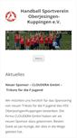 Mobile Screenshot of hsv-handball.de