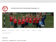 Tablet Screenshot of hsv-handball.de